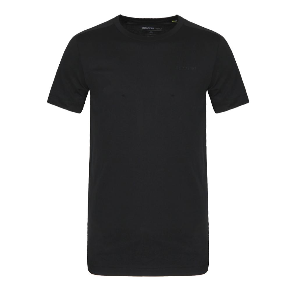 

Adidas Neo M CS CLMLT T 3S Lifestyle Series Simple Letter Crew Neck Short Sleeve T-Shirt Men Tops Black DN7380 S