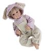 46cm Lifelike Reborn Doll with Hair and Soft Cloth Body - Girl Playhouse Companion