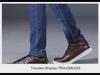 2024 Men's Slim Fit Embroidered Stretch Cotton Jeans for Spring & Autumn