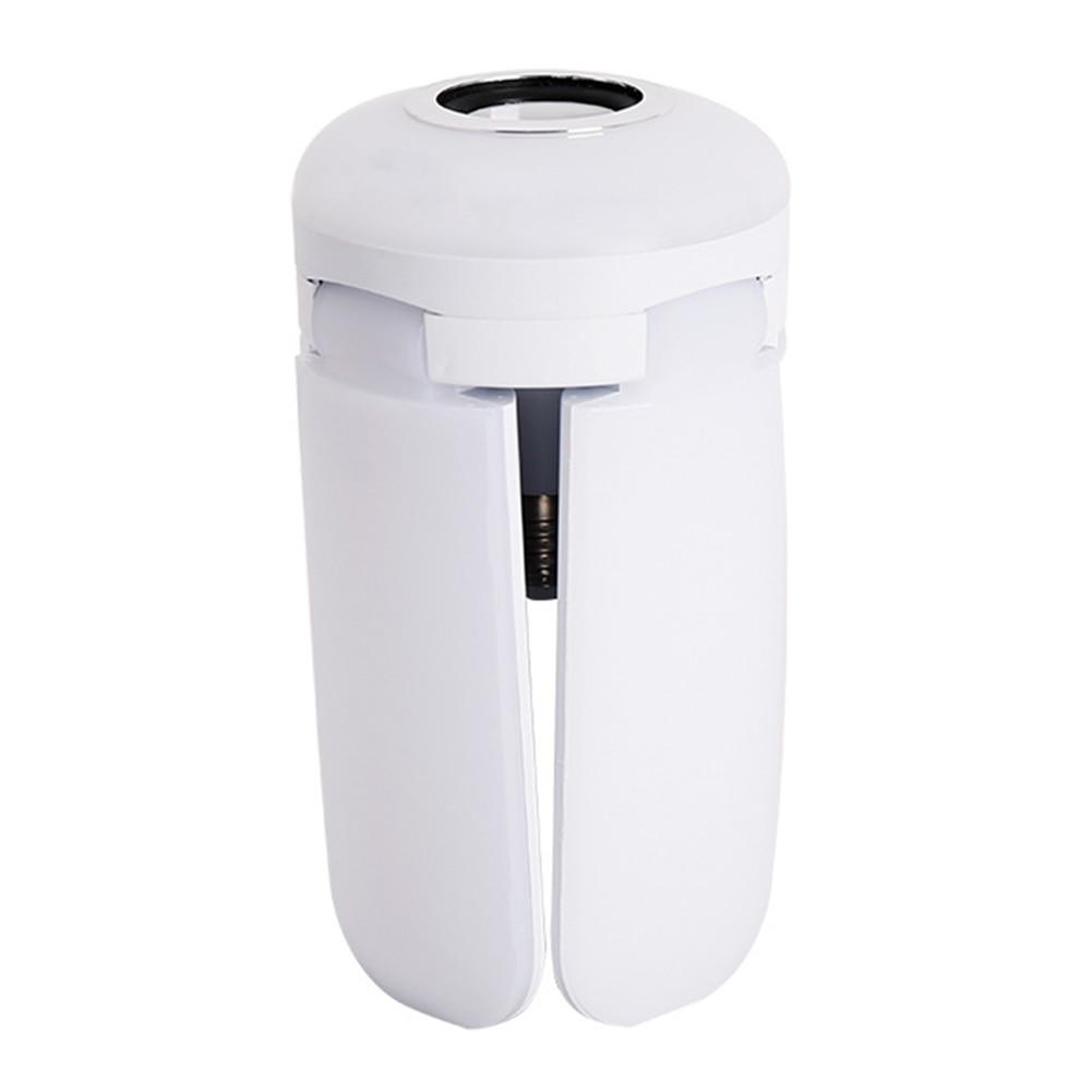 

50 Вт светодиодный складной четырехлистный светильник E27 RGB Музыкальный деформируемый потолочный светильник Красочный интеллектуальный складной вентилятор с лампочкой