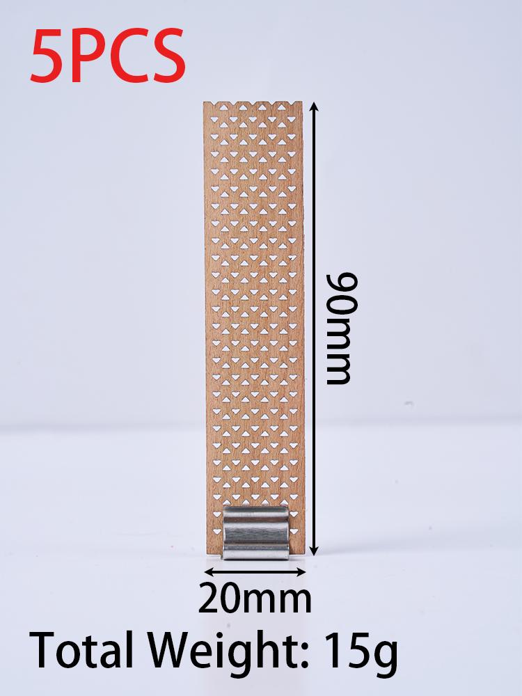 Große Flamme Holzkerzendochte mit Metallbasen Kerzenkerne Herstellungsmaterialien Natürliches Rechteckholz für DIY Sojawachskerzen