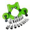 Heavy Duty Coated Hole Cutting Set For Porcelain Stone And Marble Using Secure Double Suction Base
