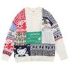 Winter Men Turtleneck Sweaters Christmas Ski Bear Knitted Pullovers Casual Sweaters Male Knitwear Patchwork Pullover Men
