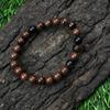 8mm Natürliche Mahagoni Obsidian Edelsteinperlen Unisex Schmuck Handgemacht Persönliches Wachstum Armband 7.5" RBB-62