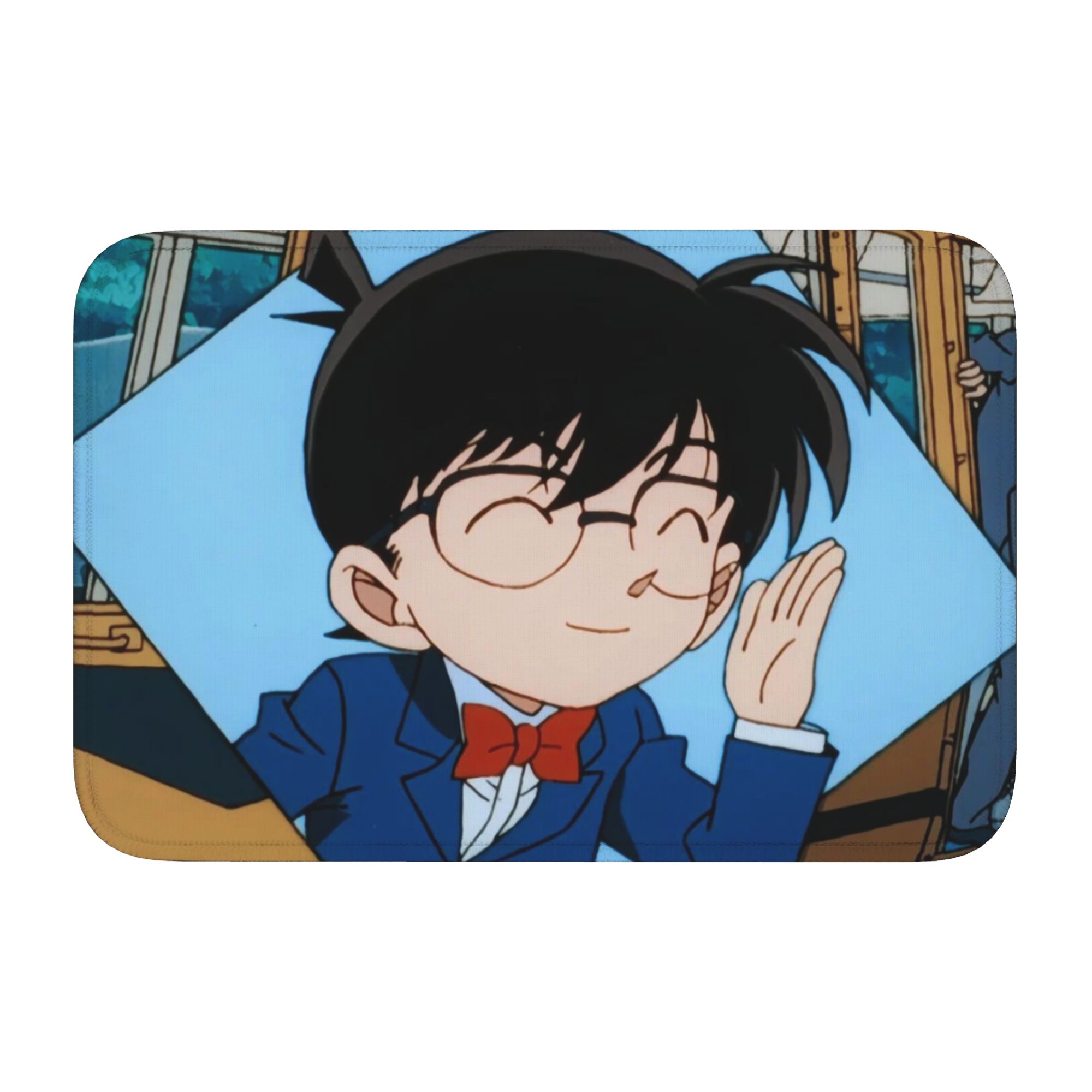 

Custom Detectived Anime Conan Doormat Anti-Slip Entrance Welcome Kitchen Bathroom Floor Door Mat Toilet Living Room Carpet Rug 60cm x 90cm