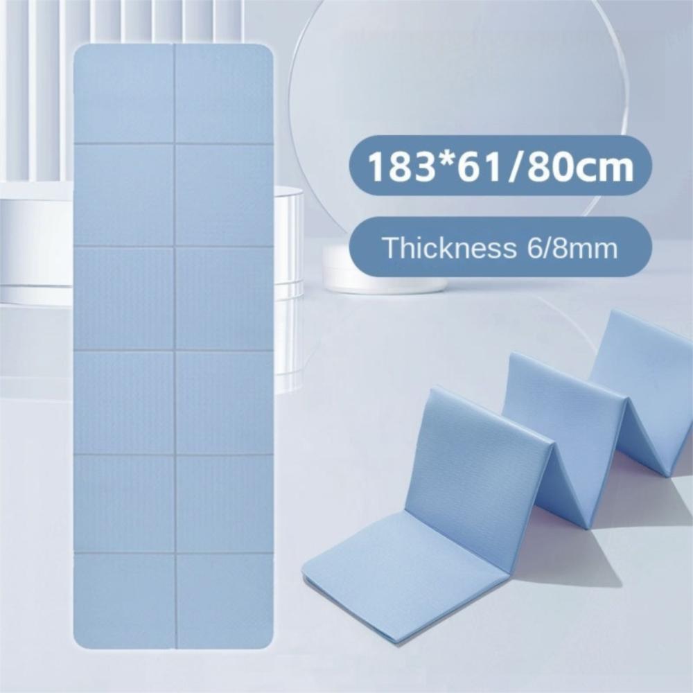 Non-Slip Surface Eco Friendly Yoga Mat Foldable Design Fitness Mat Foldable Yoga Mat  Home Workouts