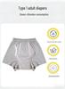 Unisex Leak-Proof Underwear and Washable Adult Diapers for Elderly or Bedridden Care