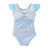 Ruffle Sleeve Ballet Leotard Girls Kids Gymnastics Bodysuit Ballerina Fairy Party Dancing Training Performance Dancewear