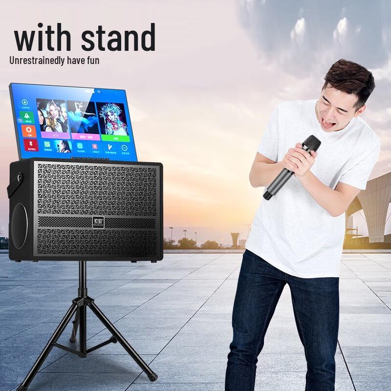 Soaiy K121 Portable KTV Speaker with Touchscreen Display