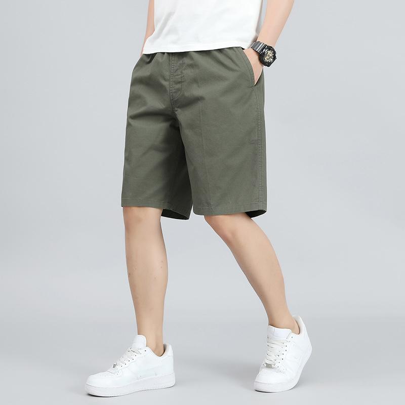 Pantaloncini Estivi da Uomo Taglie Forti Streetwear Casual Cotone Traspirante Fitness Pantaloncini al Ginocchio Pantaloncini Sportivi Abbigliamento da Sudore 6XL