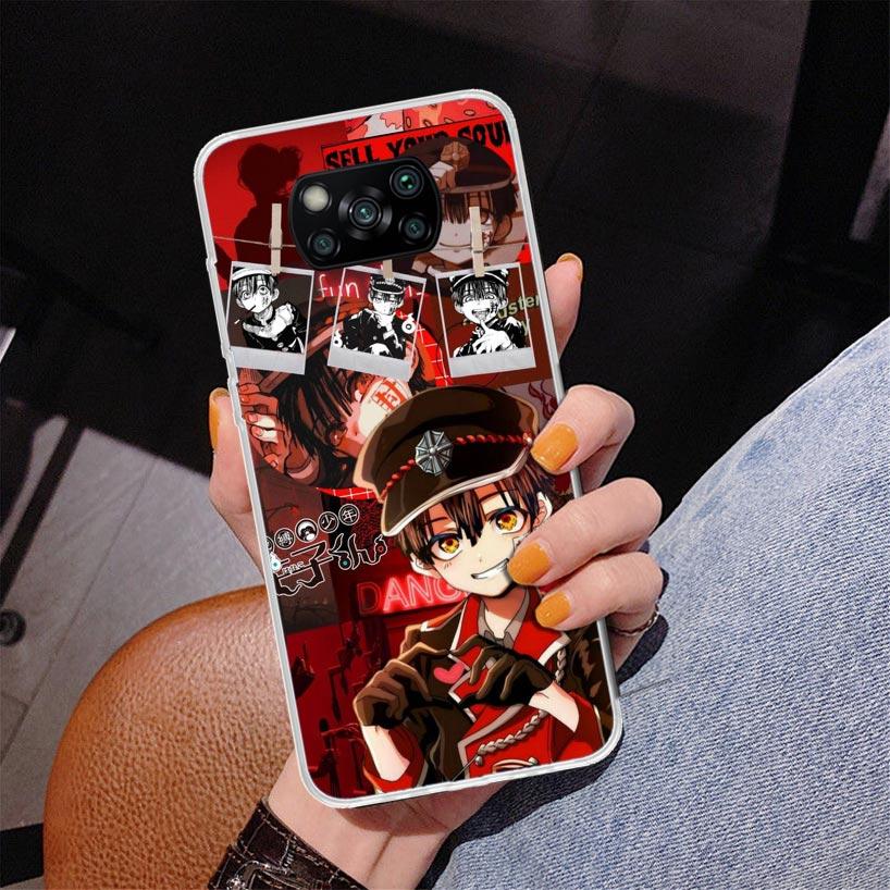 Anime Toilet Bound Hanako Kun Phone Case For Xiaomi Poco X7 X6 X5 Pro F7 Ultra Redmi 15C 15 13C 13 12C 12 10 10A 10C 9 9A 9C 9T