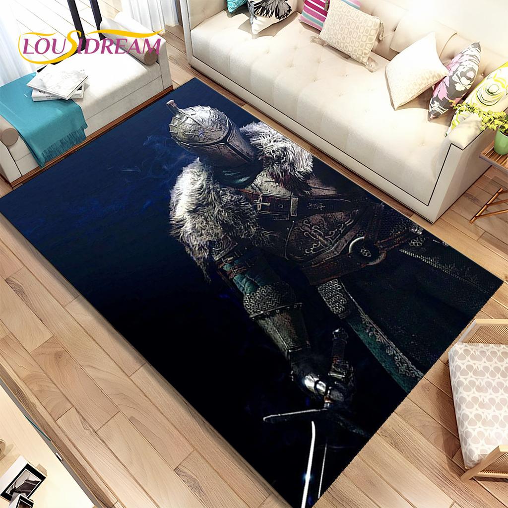 Cavalier Knight Templar Crusaders Games Area Rug,Carpet Rug for Home Living Room Bedroom Sofa Doormat Decor,Non-slip Floor Mat