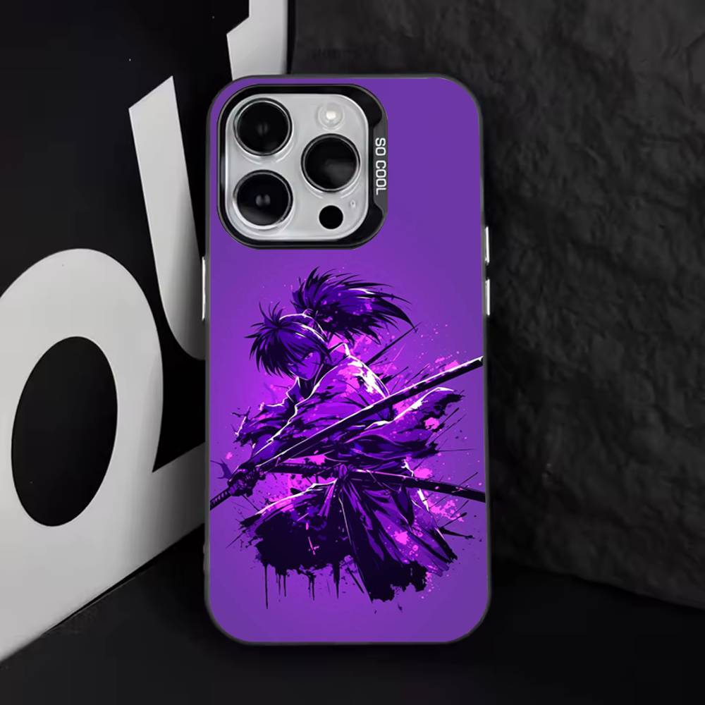 Hot R-Rurouni Kenshin Phone Case For iPhone 17,16,15,14,13,12,11,Pro,Max,Plus,E,Air,Mini Black Tpu Cover