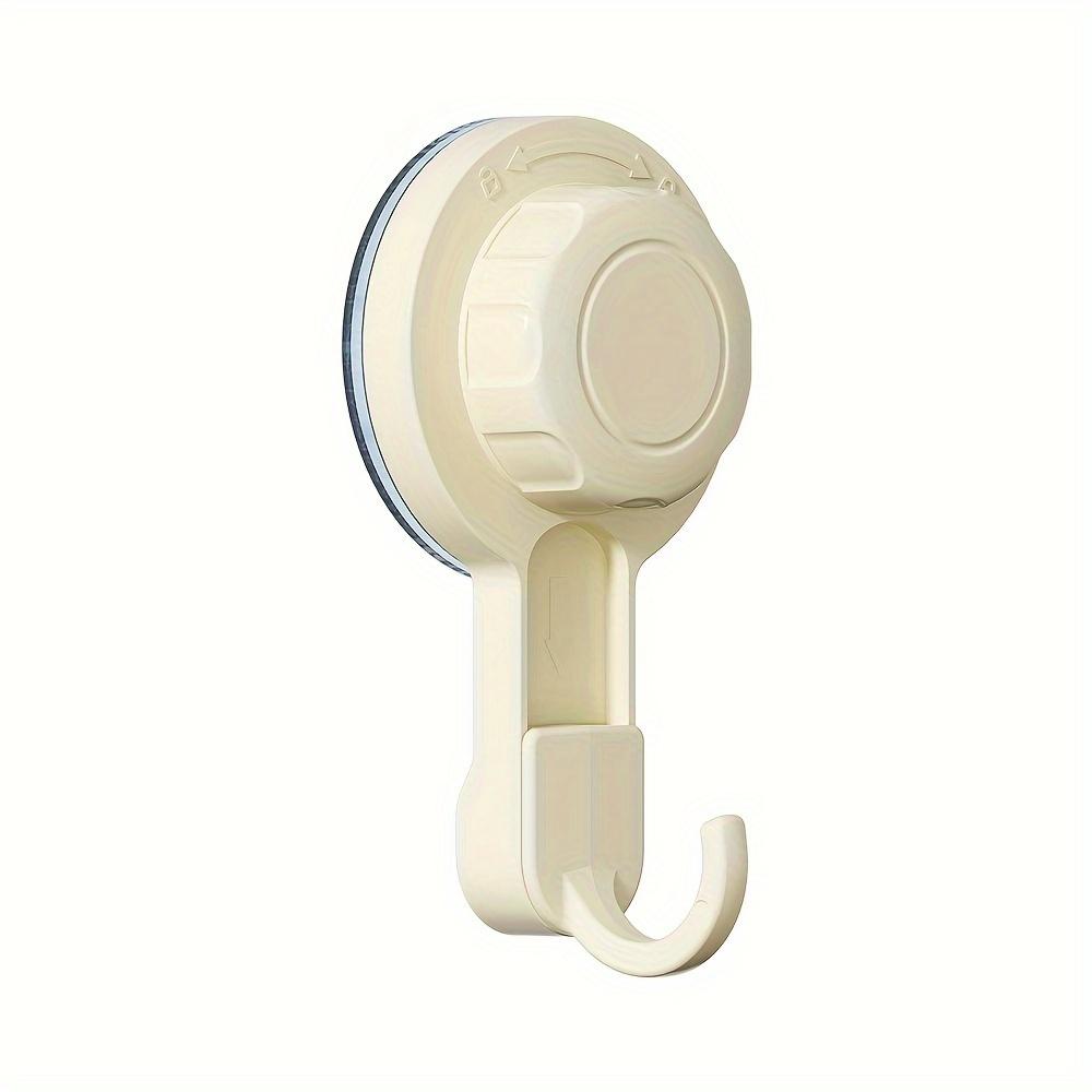 Fashion Wall-Mounted Utility Hooks - Strong Vacuum Suction Cup, Easy Install, No Hole, Heavy-Duty Plastic Organizer for Kitchen, Bathroom, Door