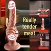 Long Love Soft Silicone Irregular Penis Female Masturbator - Erotic Adult Toy