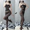 Women Sexy Open Crotch Tights Backless Bodysuit Body Stockings Feamle Erotic Teddies Lingerie Porno Sex Underwear