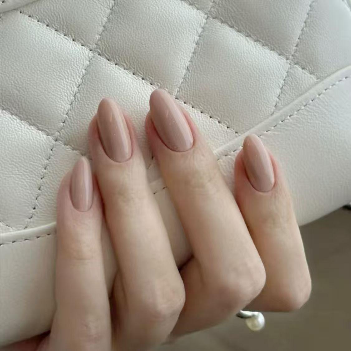 Refined Nude Wearable Nails - High-Class Whitening, Ganlu Temple Huafei Style Extra Small