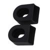 1 Pair 2 pcs Crank Arm Protective Soft Cover Sleeves Boots Bike Accessory (Black)