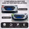 5Pcs/1set Universal Car Front Bumper Lip Spoiler Splitter ABS Body Kit Canard Lip Splitter - Automotive Accessory