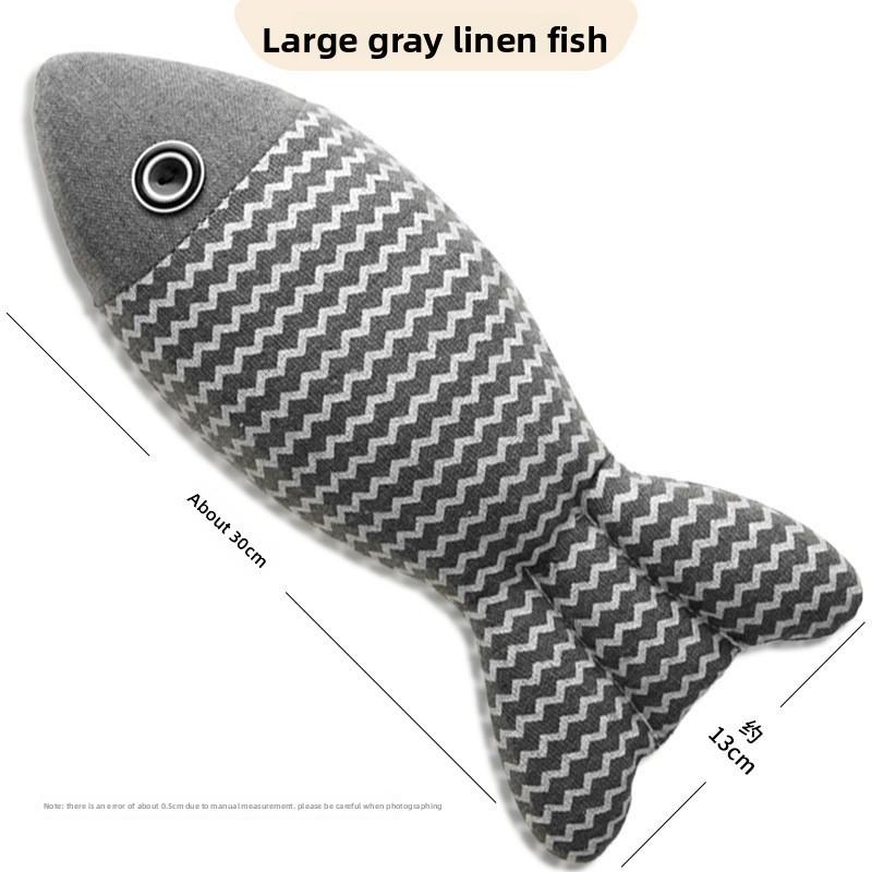 Cat Toys for Self-entertainment and Boredom, Catnip Simulation Fish, Little Cat Teeth Grinding and Cleaning, Cat Toys, Pet Cat Supplies