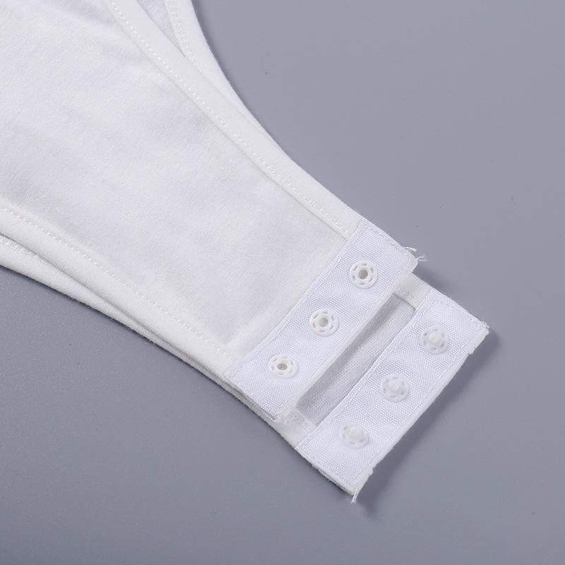 Asymmetric Hollow Neckline Solid Color One Piece Sexy Spicy Girl Fashion Slim Fit Long Sleeve Top