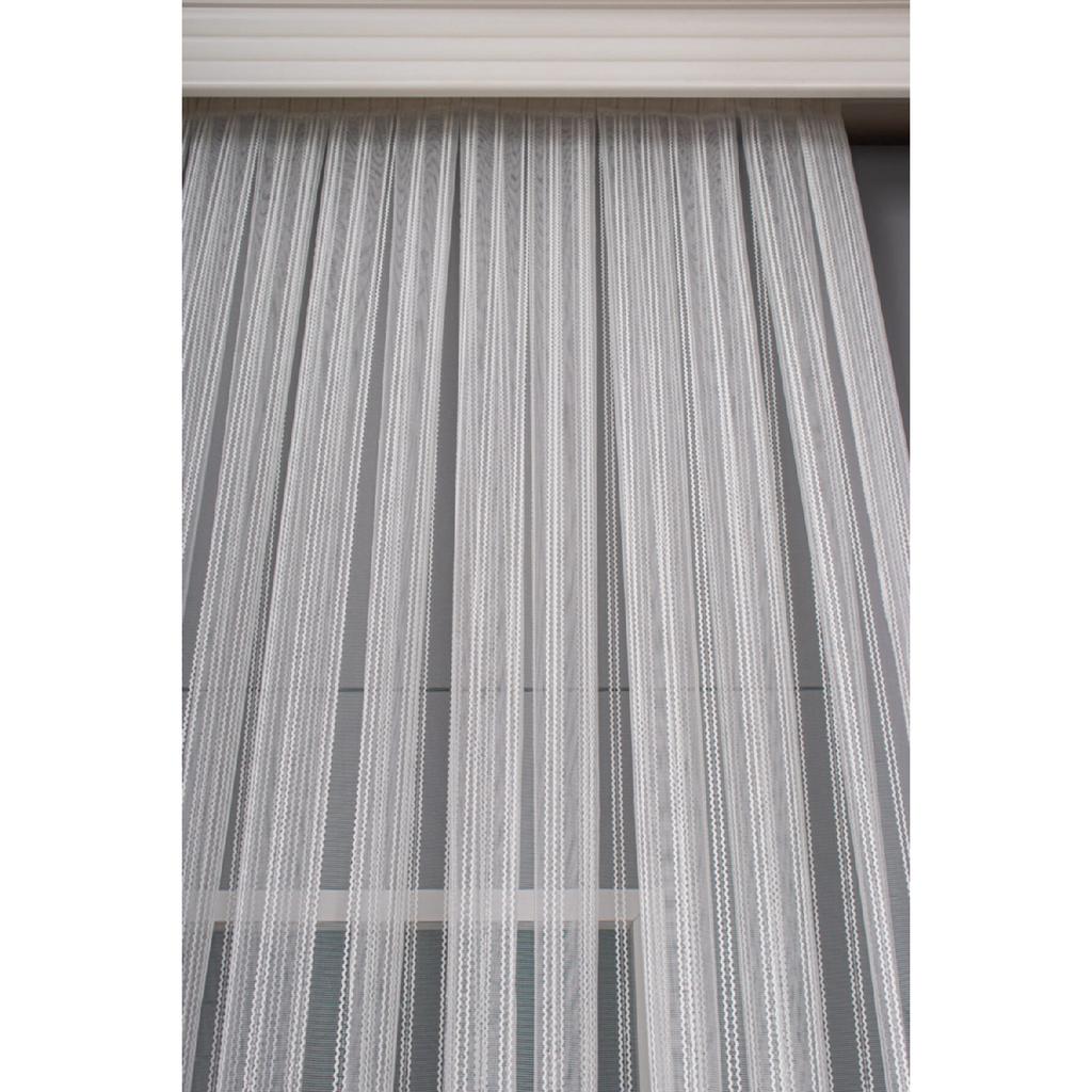 Double Pasta Silvery Blash Flat Tulle Curtain 1/3 Frequent Pile