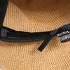 Handgeflochtener Strohhut für Damen, Sommer-Sonnenhut für den Strand, Sonnenschutzhut, Fischerhut, Koreanischer Stil, Vielseitig und faltbar