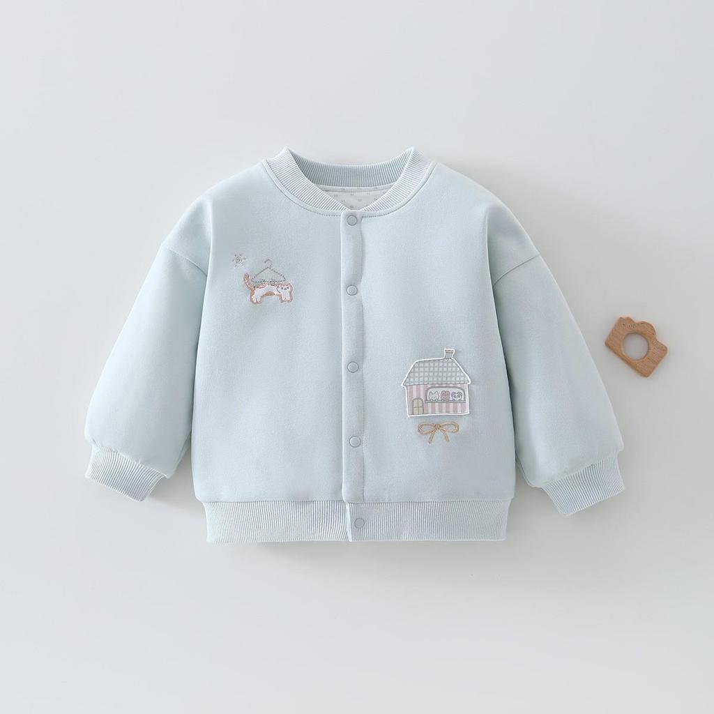 Baby Winter Cotton Cardigan - Unisex, Thin, Warm Inner Layer