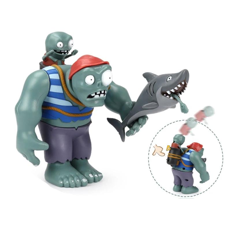 1pcs New Plants vs Zombies 2 Peashooter Coconut Cannon Genuine Game Scene Figure Ornaments Soft Silicone Birthday Gift For Kids