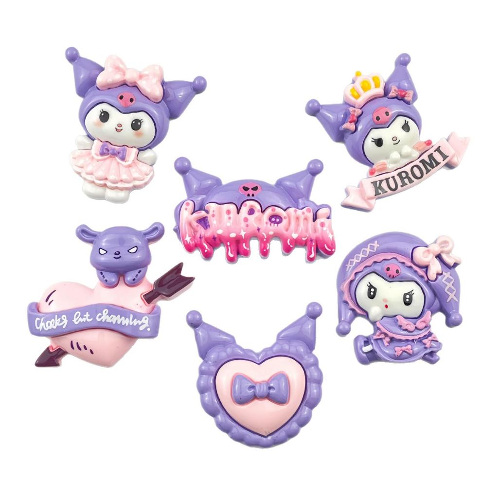 Purple Mimi Resin DIY Accessories: Large Cards, Phone Case, Hair Clip, Insulated Keychain, Ornament.