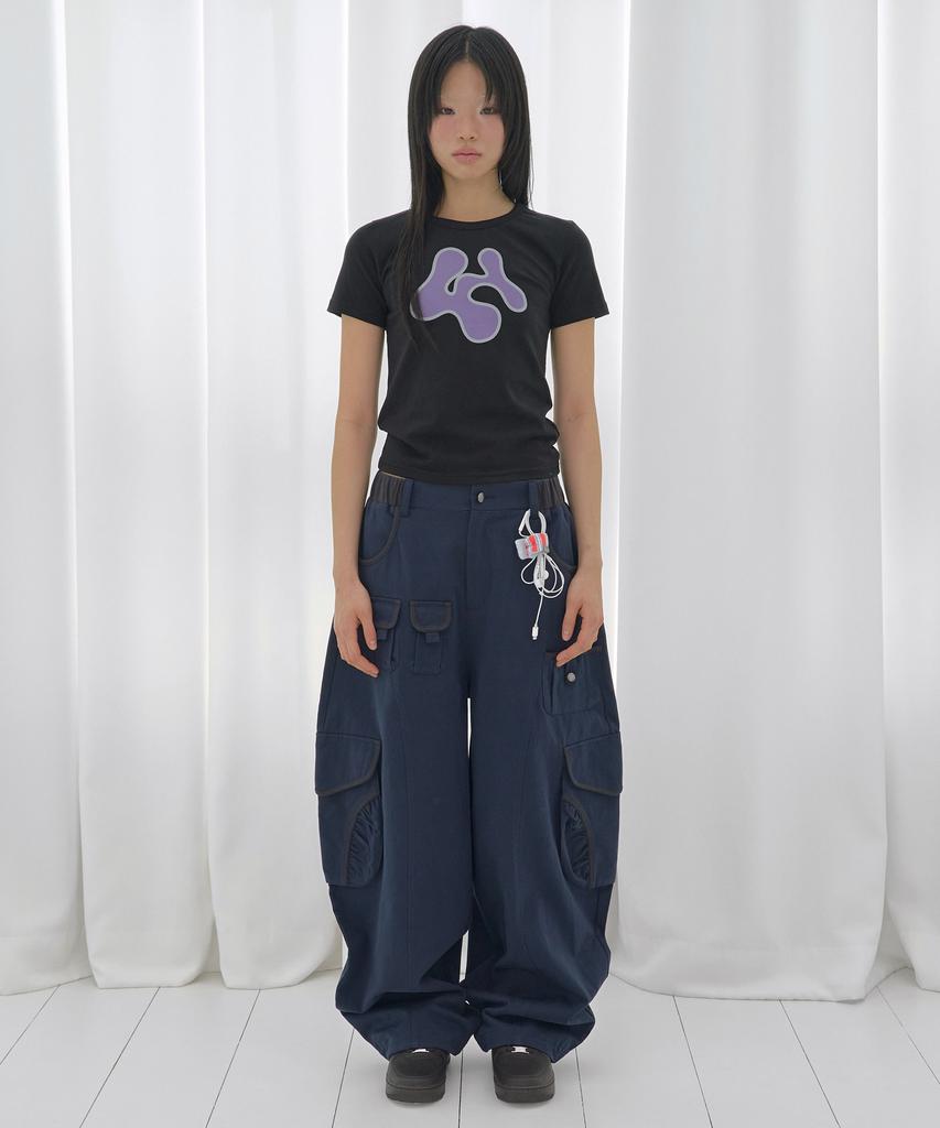 FANCY CLUB Fy Cloud Tee (Black) F26Qb052
