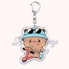 Cute Bubu Love Dudu Yier Keychains Couple Bear Panda Keyrings for Accessories Bag Pendant Key Chain Jewelry Fans Lovers Gifts