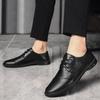 Spring Autumn Genuine Leather Mens Casual Shoes British Style Newest Trendy Luxury Men'S Shoes Non-Slip Luxury Oxfords Hard-Wearing