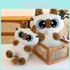Small Bean Siamese Paste Plush Toy Cute Touch Fish Stand Sit Cat Dolls Gift