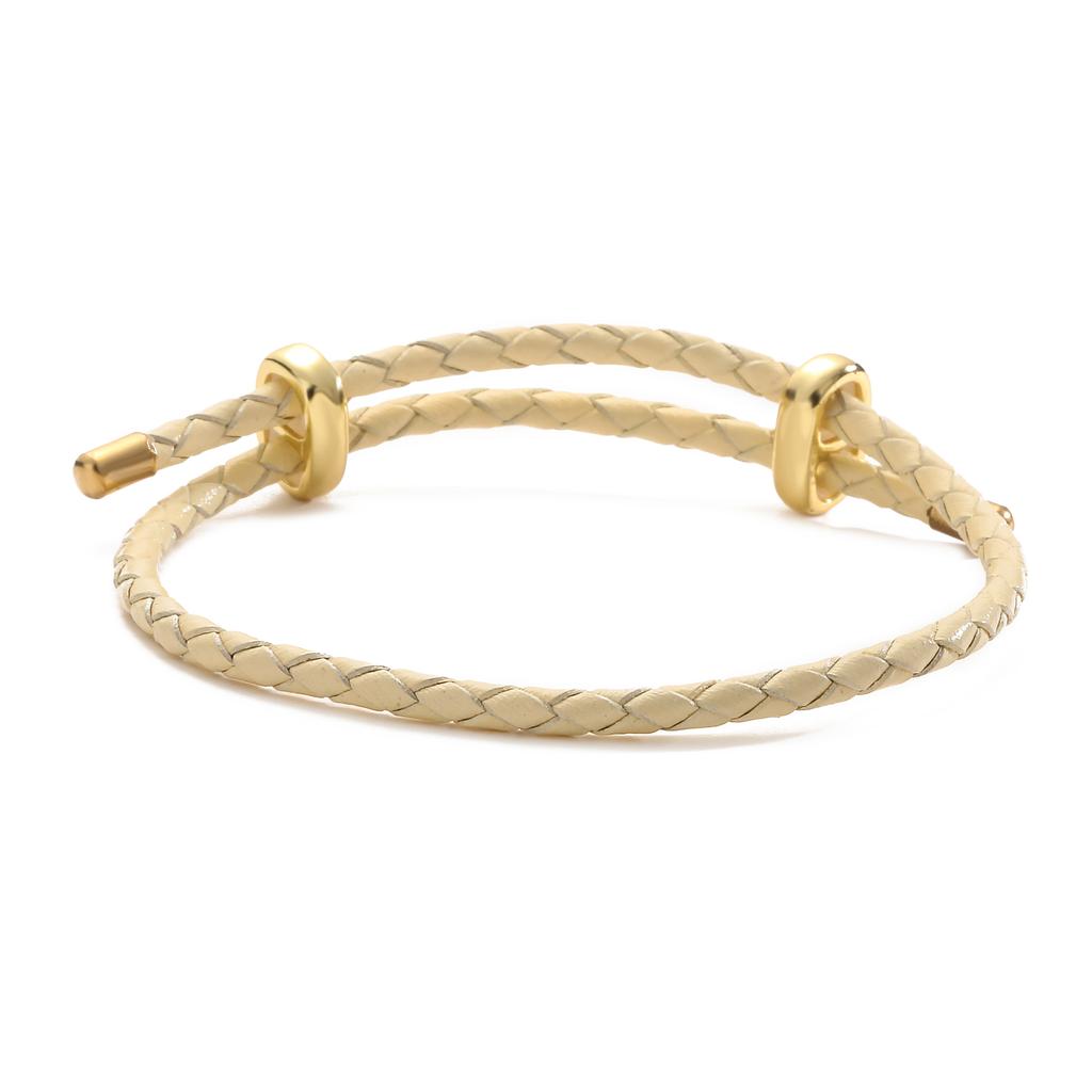 Handmade Colorful Leather Rope Bracelet Adjustable Chain Bangle Unisex Fashion Jewelry Gift for Men and Women