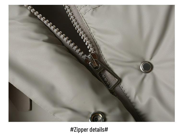 Women's Petite Cotton-Padded Winter Jacket - Short, Thick, Loose Fit