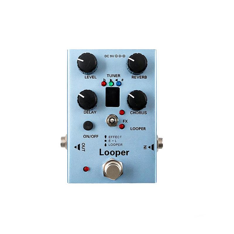 Compact Multi-Functional Electric Guitar Effects Pedal: Distortion, Reverb, Chorus, Delay, Amp Simulation