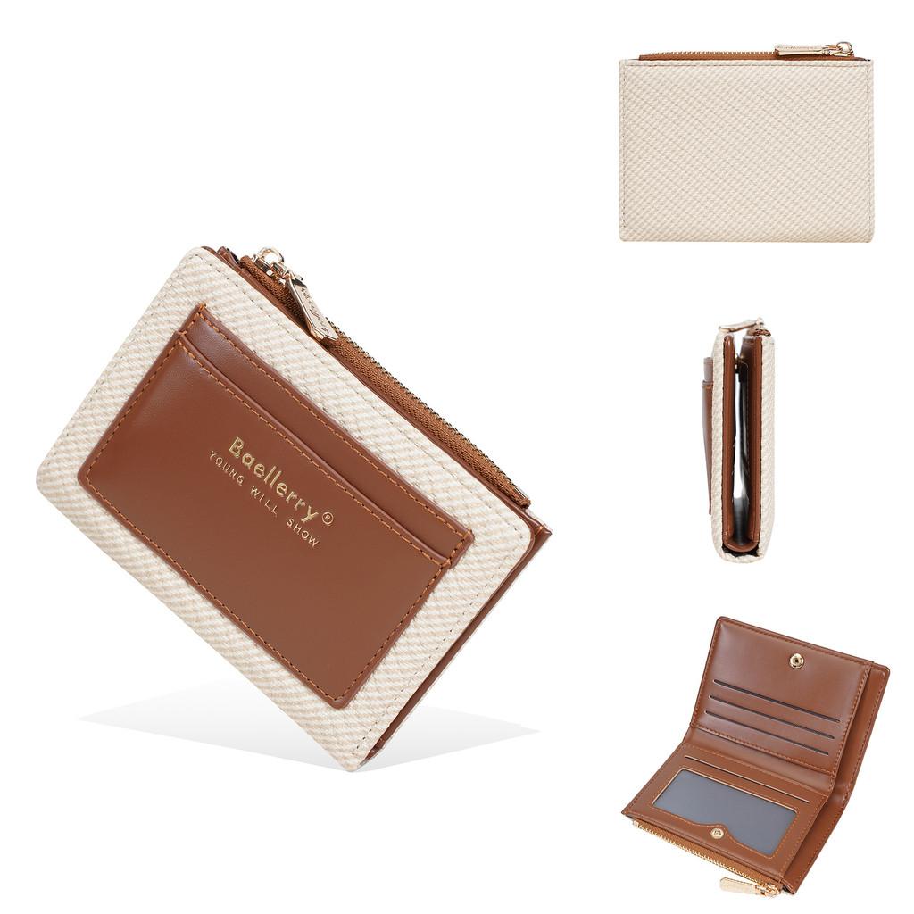 Womens Pu Wallet With Multi Card Slots And Zipper For Daily Use