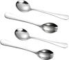 Salad Cutlery 4 Pcs. Stainless Steel 304. Spoons and Tongs