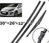 Suitable for Peugeot 308 308SW SW 2007-2013 Front and Rear Windshield Wiper Wiper Blades