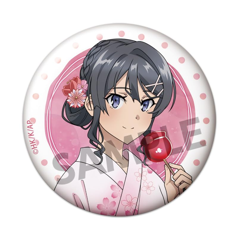 Rascal Does Not Dream of Bunny Girl Senpai Series Original Trading Mai Summer Vacation Badges Per Badges Sakurajima's Ver. (10 Box)