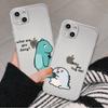 Kleiner Dinosaurier Niedliche Klare Hülle Für Apple iPhone 11 14 13 12 Pro 7 8 Plus XR X XS Max 6 6S 14Pro Silikon Handyhülle