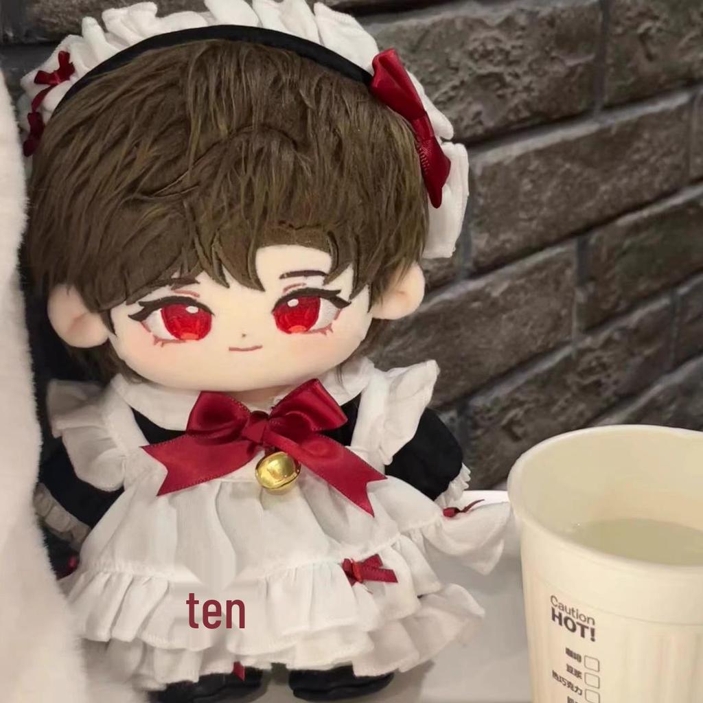 20cm Plush Doll Outfit Set - Cotton Doll Wearable Clothes Set