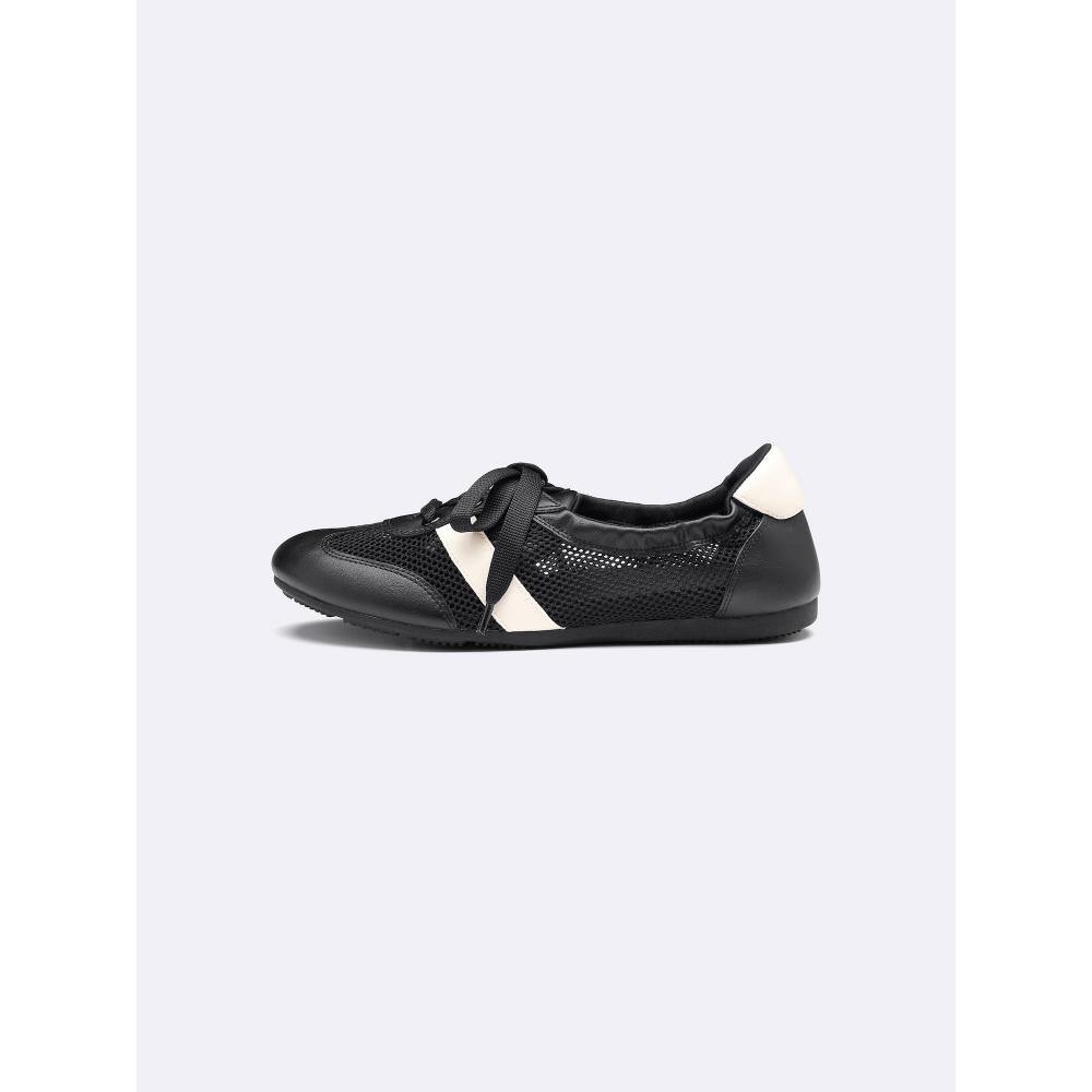 Gu By Uniqlo Mesh Gather Ballet Sneakers