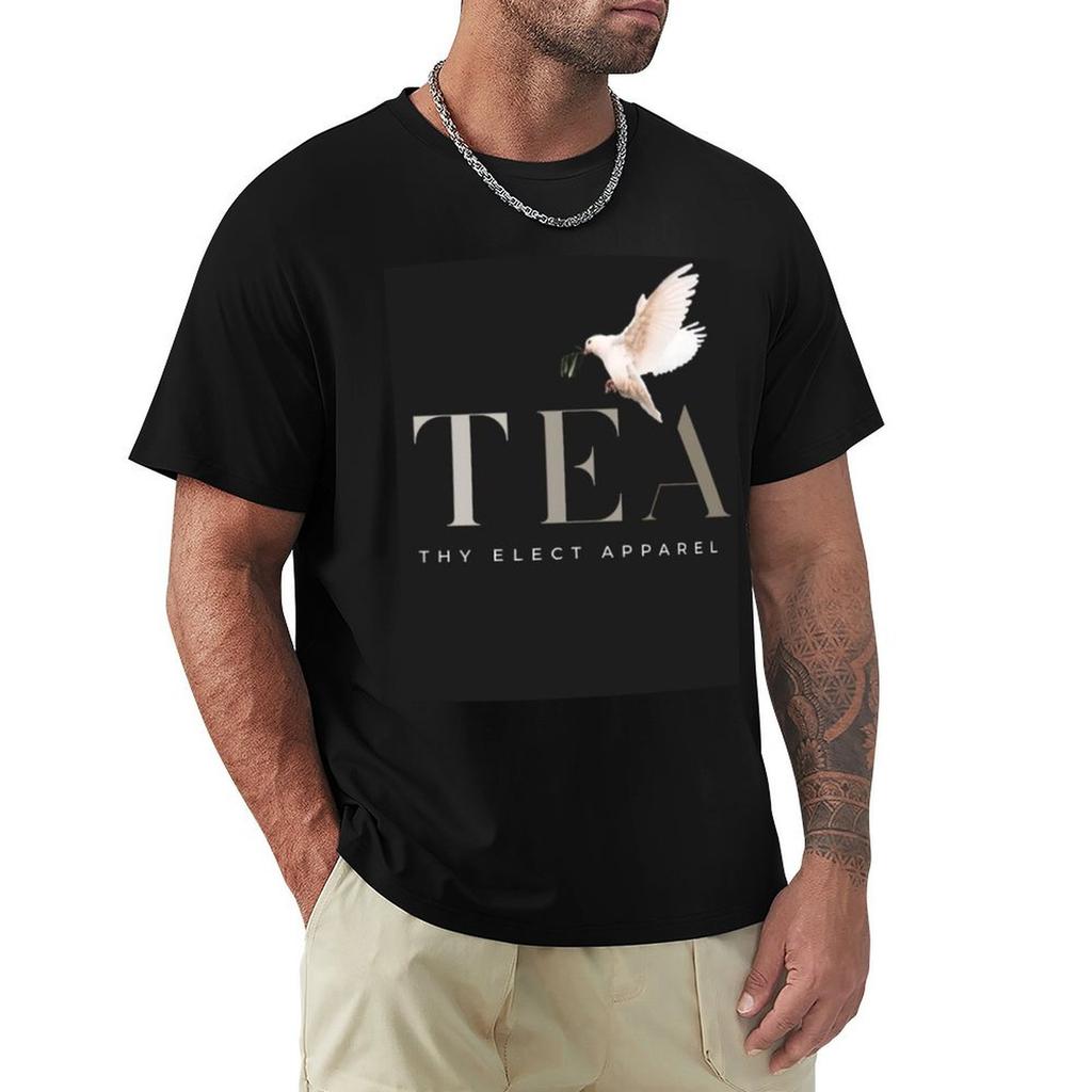 TEA- Thy Elect Apparel Logo T-Shirt sports fans aesthetic clothes summer top customizeds t shirts for men graphic