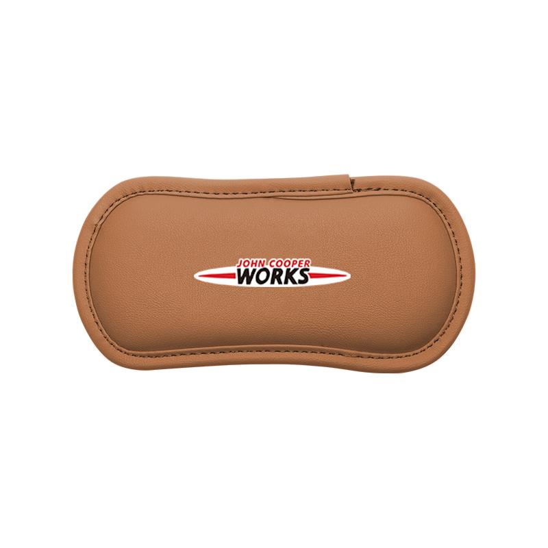 Car Interior Leg Knee Rest Pads Leather Cushion For MINI WORKS One Cooper JCW Countryman Clubman Cabrio Paceman Coupe Roadster