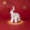 Fortunate Elephant Statue Symbol of Prosperity Black and Gold Elephant Decoration Meticulously Crafted Look Handcrafted Crafted
