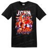 John Elway Denver Broncos Quarterback Football T Shirt Vintage Style Tee Art