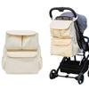 Large Capacity Stroller Caddy Organizer Bag Pram Hanging Bag Fits Most Pushchair Stroller Diaper Bag Pushchair Accessory