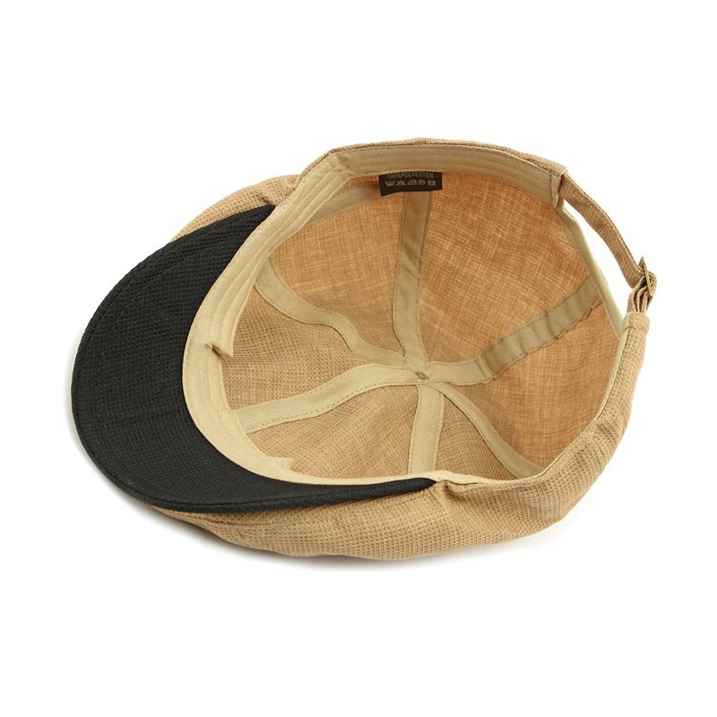 Spring Summer Beret Women's British Retro Forward Cap Lightweight Breathable Newsboy Cap Men's Paintsman Cap